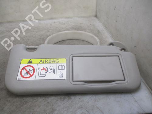 Used Right sun visor TOYOTA YARIS (_P13_) 1.3 (NSP130_, NSP130) (99 hp) 25377864