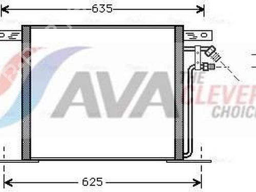 Used AC radiator AC radiator MERCEDES-BENZ VITO Bus (W638) 110 TD 2.3 (638.174) (98 hp) 34197716 34197716