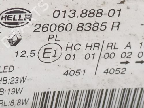 Left headlight RENAULT KADJAR (HA_, HL_) 1.5 BLUE dCi 115 (HLA6) | BP36319423C28 - Image 5