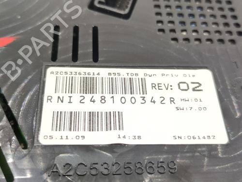 Instrument cluster RENAULT MEGANE III Grandtour (KZ0/1) 1.9 dCi (KZ0J, KZ0N, KZ1S) | BP29267975C47