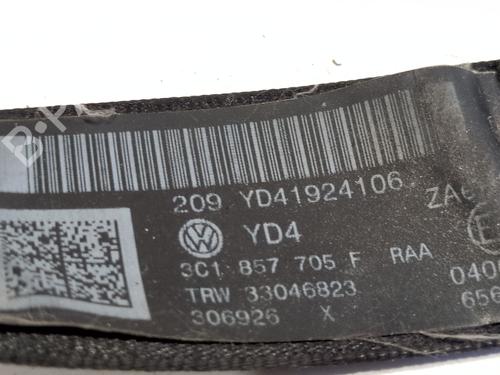 Rear left seatbelt VW PASSAT B6 (3C2) 2.0 TDI | BP30832173I29