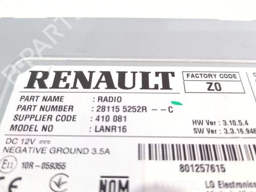 Radio RENAULT MEGANE IV Hatchback (B9A/M/N_) 1.8 Blue dCi 150 (B9A7) | BP32853081E6 - Image 2