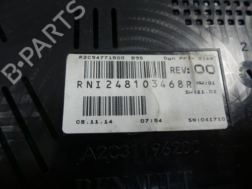 Instrument cluster RENAULT MEGANE III Hatchback (BZ0/1_, B3_)  | BP18421227C47 