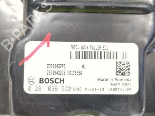 Engine control unit (ECU) RENAULT MEGANE IV Hatchback (B9A/M/N_) 1.5 Blue dCi 115 (B9A6) | BP37027876M57 - Image 3