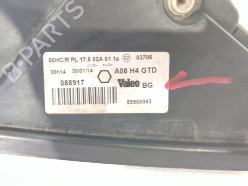 Left headlight PEUGEOT 1007 (KM_) 1.4 HDi | BP29270795C28 