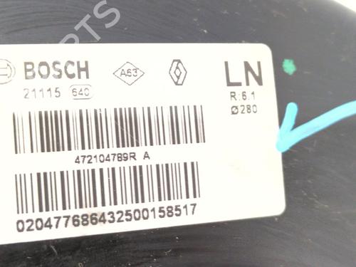 Servo brake RENAULT MEGANE IV Hatchback (B9A/M/N_) 1.5 dCi 110 (B9A3) | BP29734916M42