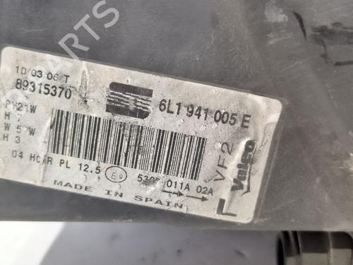 Left headlight SEAT IBIZA III (6L1) 1.4 16V | BP27571491C28 