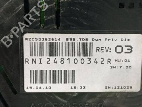 Instrument cluster RENAULT MEGANE III Hatchback (BZ0/1_, B3_) 1.5 dCi | BP17815213C47 