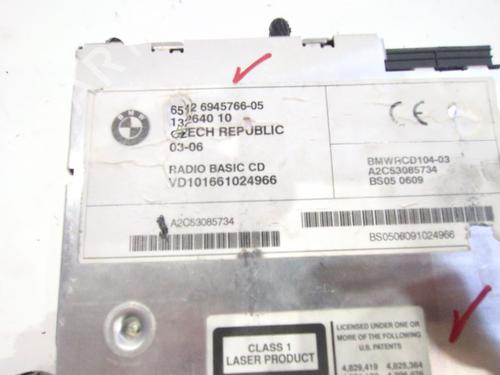 Bilradio BMW X3 (E83) 2.0 d | BP26941380E6 