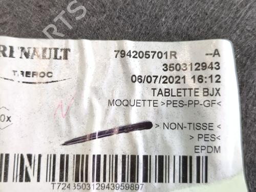 Rear parcel shelf DACIA SANDERO III 1.0 TCe 90 | BP27174031C85 