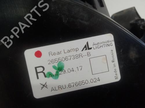 Right taillight RENAULT CAPTUR I (J5_, H5_) 1.5 dCi 90 (J5N4, J5M5, J5MW, J5M6, J5AL, J5AJ) | BP38270991C35 - Image 5