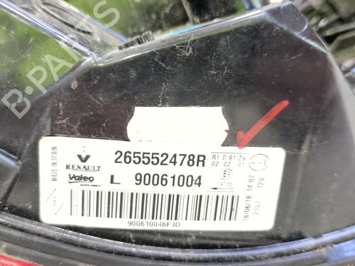 Left taillight RENAULT KADJAR (HA_, HL_) 1.5 dCi 110 (HLA3) | BP38331457C34 - Image 4