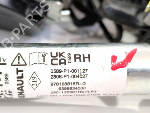 Front right seatbelt RENAULT SYMBIOZ 1.6 E-Tech 145 | BP28025119I25 