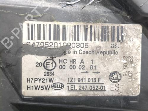 Left headlight SKODA OCTAVIA II (1Z3) 1.6 TDI | BP36452533C28  - Image 5