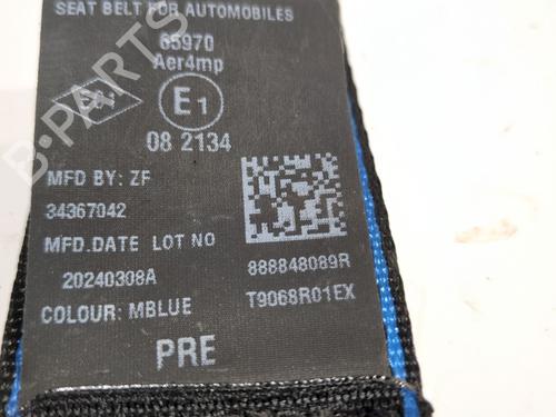 Rear left seatbelt RENAULT AUSTRAL E-TECH 200 Hybrid (HGM2) | BP26555082I29 