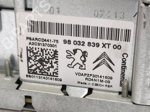 Radio CITROËN BERLINGO Box Body/MPV (B9) 1.6 HDi 90 | BP28003648E6 