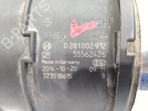 Mass air flow sensor OPEL ZAFIRA TOURER C (P12) 2.0 CDTi (75) | BP29734477M95 