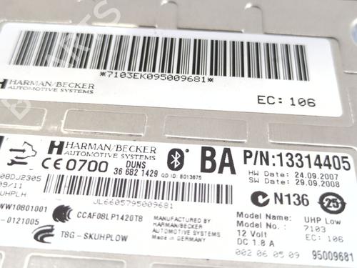 Electronic module OPEL INSIGNIA A (G09) 2.0 CDTI (68) | BP29192071M83 