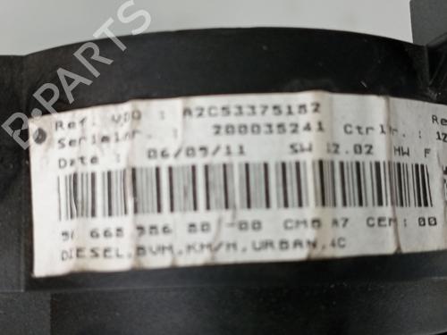 Instrument cluster PEUGEOT 207 (WA_, WC_) 1.4 HDi | BP13501840C47 