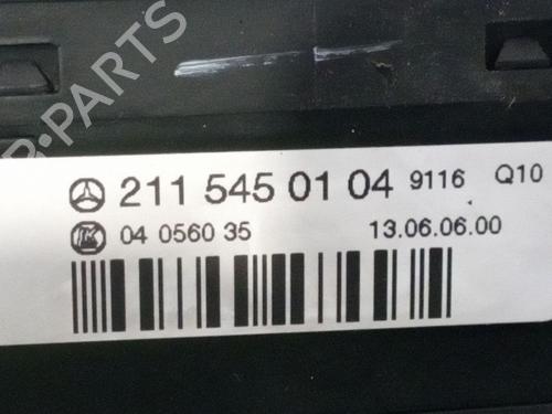 Headlight switch MERCEDES-BENZ E-CLASS (W211) E 320 CDI (211.022) | BP17818439I24 