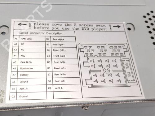 Radio VW GOLF VI Variant (AJ5)  | BP30505309E6 