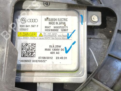 Left headlight VW BEETLE (5C1, 5C2) 1.2 TSI | BP39428458C28 - Image 5