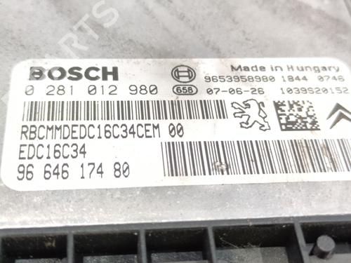 Engine control unit (ECU) CITROËN C4 Grand Picasso I (UA_) 1.6 HDi | BP29249038M57