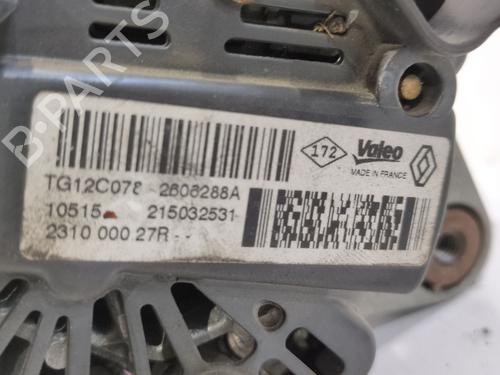 Alternator RENAULT MEGANE III Hatchback (BZ0/1_, B3_) 1.5 dCi (BZ09, BZ0D, BZ1W, BZ29, BZ14) | BP28003615M7 