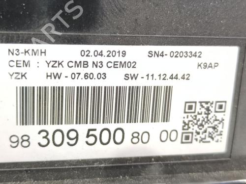 Instrument cluster PEUGEOT RIFTER 1.5 BlueHDi 75 (ECYHW) | BP27696313C47 