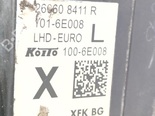 Left headlight RENAULT KANGOO III Box Body/MPV 1.5 Blue dCi 95 (FJAB) | BP30748276C28 