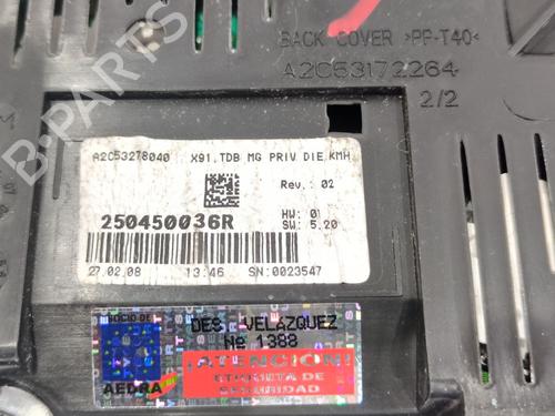 Instrument cluster RENAULT LAGUNA III (BT0/1)  | BP18680669C47 