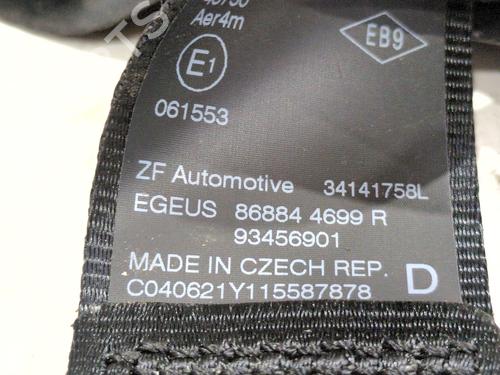 Front right seatbelt RENAULT TRAFIC III Van (FG_) | BP38591408I25 - Image 4