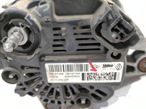 Alternator RENAULT KANGOO Express (FW0/1_) 1.5 dCi 110 (FW06, FW12) | BP36255617M7 - Image 3