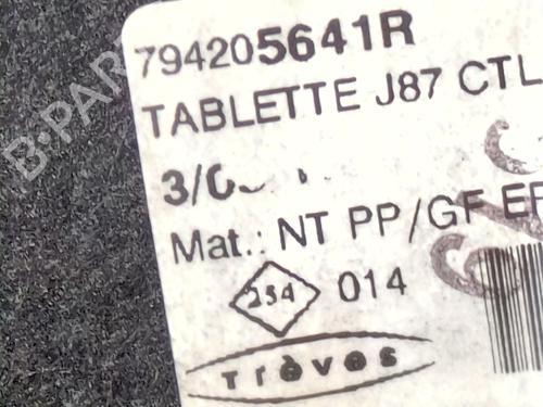 Rear parcel shelf RENAULT CAPTUR I (J5_, H5_) 1.5 dCi 90 (J5N4, J5M5, J5MW, J5M6, J5AL, J5AJ) | BP33114659C85 - Image 3