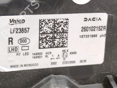 Right headlight DACIA BIGSTER | BP36527270C29 - Image 5