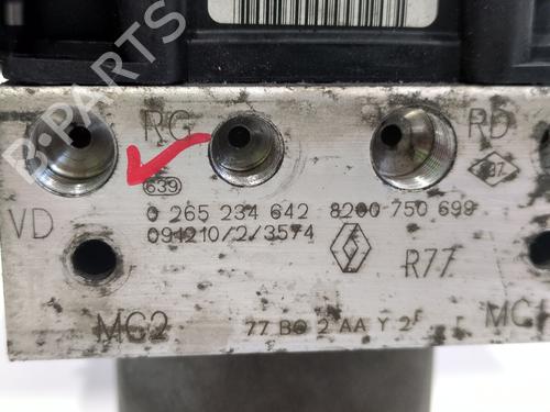 ABS pump RENAULT MODUS / GRAND MODUS (F/JP0_) 1.5 dCi (FP0F, JP0F) | BP36489606M43 - Image 3