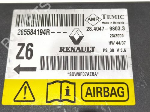 Airbag Kit RENAULT MEGANE III Coupe (DZ0/1_) 1.9 dCi (DZ0N, DZ0J, DZ1J, DZ1K) | BP30702088C86 