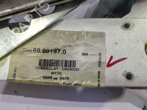 Front left window mechanism CHEVROLET MATIZ (M200, M250) 0.8 | BP36467222C22 - Image 3