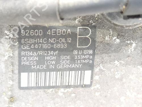 AC compressor RENAULT ESPACE V (JR_) 1.6 dCi 130 | BP28003662M34 