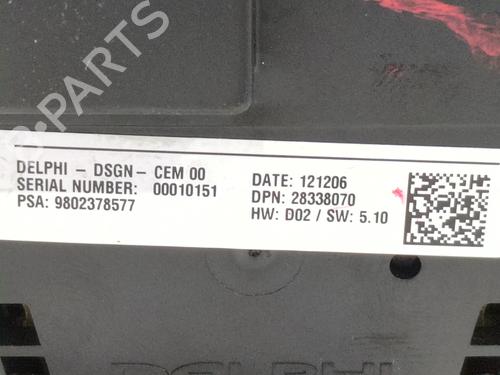 Switch PEUGEOT 508 I (8D_) 1.6 HDi | BP30157986I30