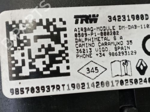 Driver airbag RENAULT CLIO IV (BH_) 1.6 RS (BHJ4, BHJ6, BHMM) | BP17913709C9 