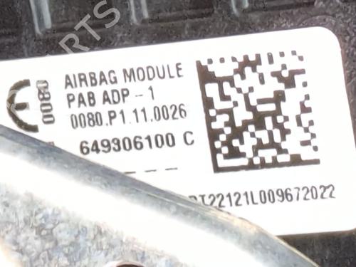 Kollisonspute sett DACIA DUSTER (PYM_, PYN_) | BP30702254C86