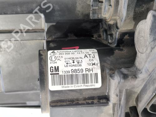 Right headlight OPEL ZAFIRA TOURER C (P12) 2.0 CDTi (75) | BP29450611C29 
