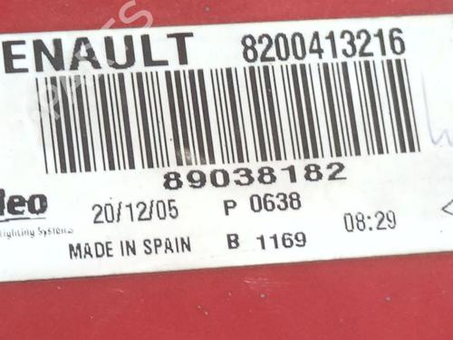 Højre baglygte RENAULT MEGANE II (BM0/1_, CM0/1_) 2.0 dCi (BM1K, CM1K) | BP28422187C35 