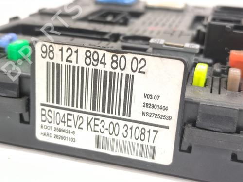 Fuse box PEUGEOT PARTNER Tepee 1.6 BlueHDi 100 | BP28380955E1