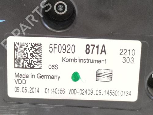 Instrument cluster SEAT LEON ST (5F8)  | BP26411325C47 