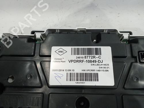 Instrument cluster RENAULT CLIO IV (BH_) 1.5 dCi 90 | BP25036852C47 