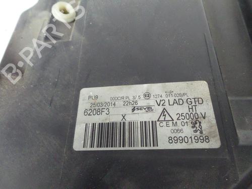 Left headlight PEUGEOT 807 (EB_) 2.2 HDi | BP30052799C28 
