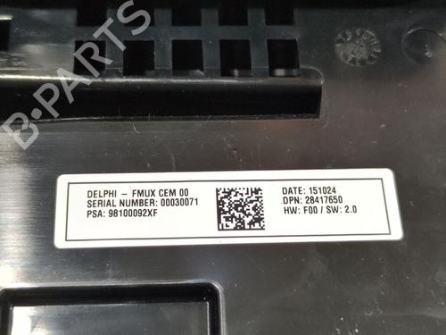 Climate control CITROËN C4 II (NC_) 1.6 BlueHDi 100 | BP29065082I5 