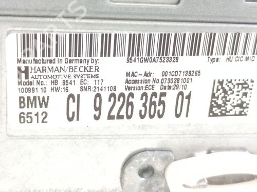 Radio BMW 5 (F10) 520 d | BP28836875E6 